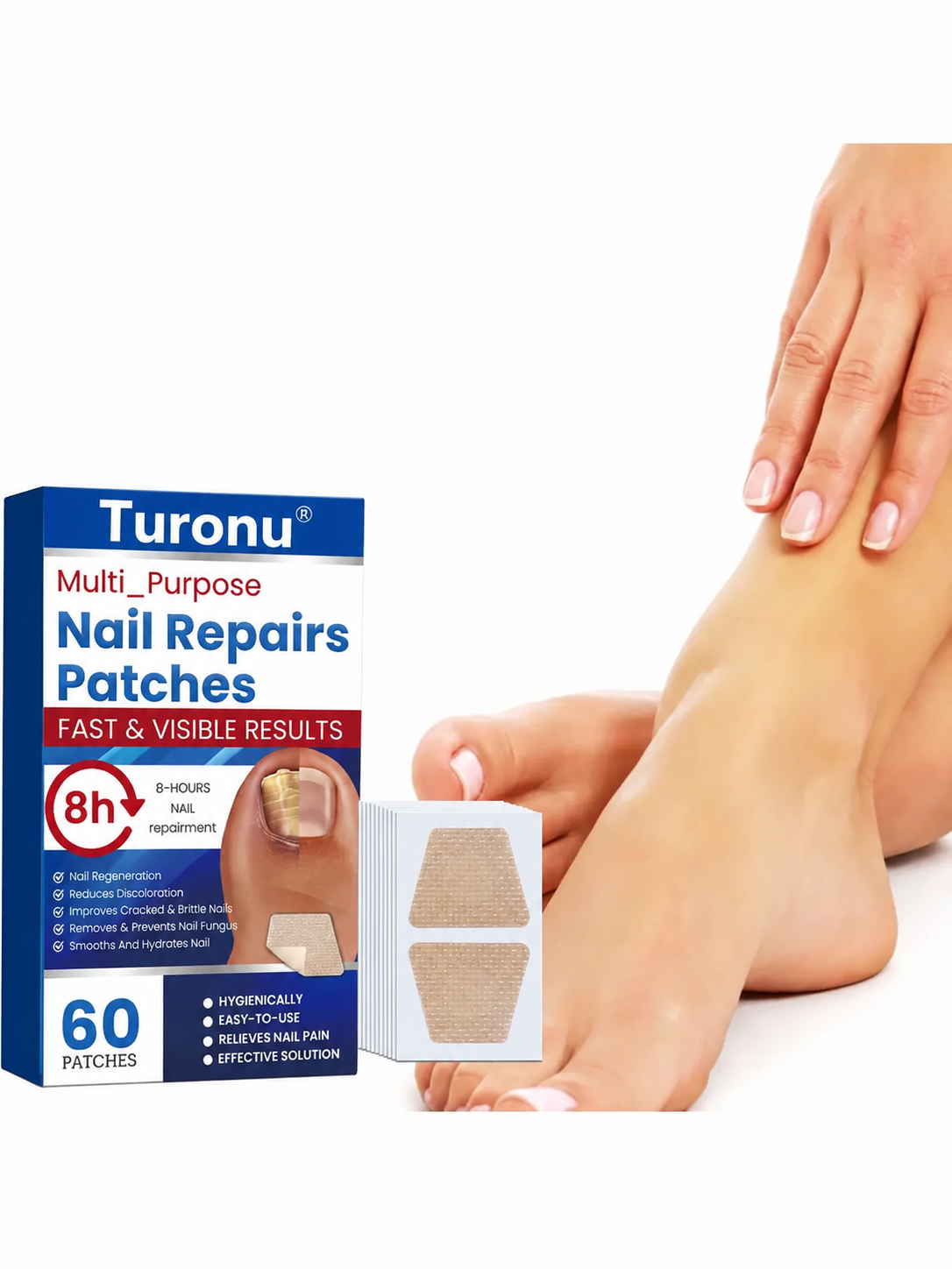 Turonu® Fungus Nail Repair Patches 60pcs