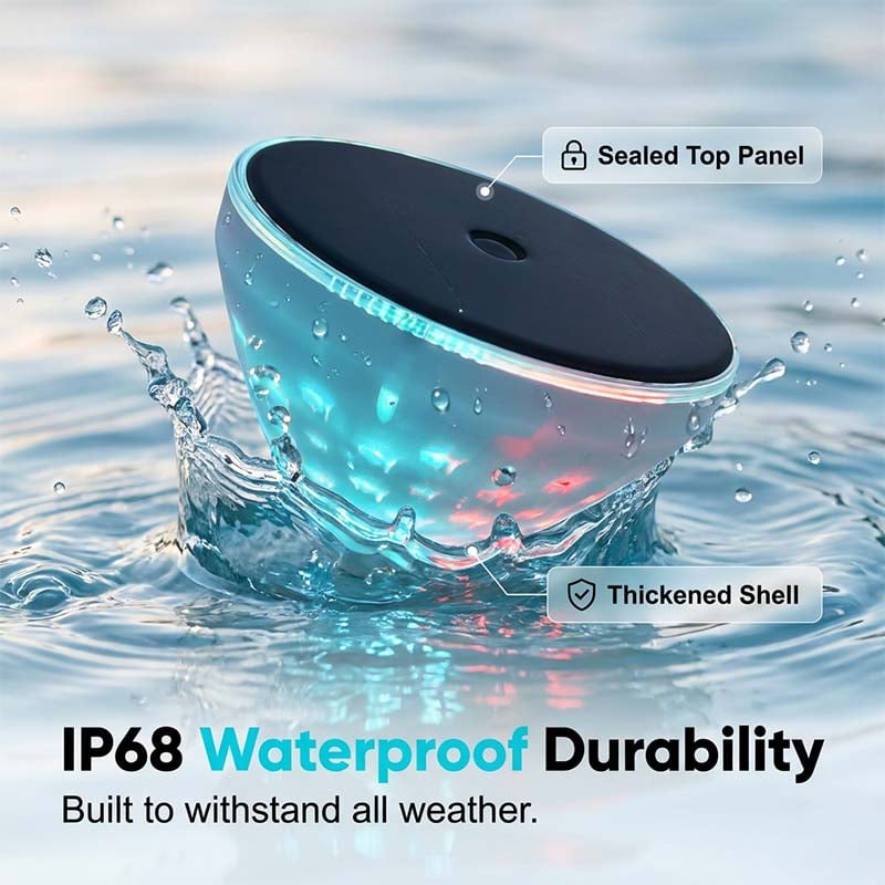 🐟✨𝑺V𝑶ZK® Solar Floating Pool Light with Magical Fish Projection 🌊💡