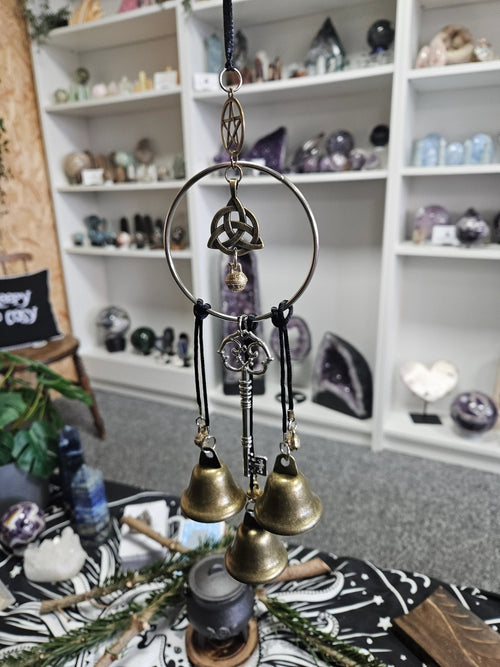 🧙‍♀️🔔𝑺V𝑶ZK® Handmade Witch Bells for Home Protection