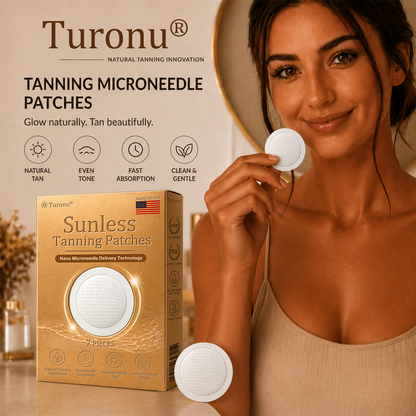 70𝐞 |⭐☀️Turonu® Sunless Transdermal Tanning Patch⭐ — Awaken Your Natural Bronze
