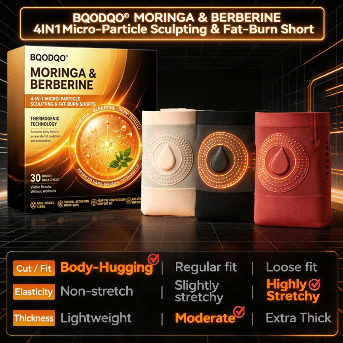 𝐎𝐟𝐟𝐢𝐜𝐢𝐚𝐥 𝐁𝐫𝐚𝐧𝐝 𝐒𝐭𝐨𝐫𝐞 |✅BQODQO® 👩‍🔬👩‍🔬𝟐𝟎𝟐𝟔 𝐌𝐨𝐫𝐢𝐧𝐠𝐚 & 𝐁𝐞𝐫𝐛𝐞𝐫𝐢𝐧𝐞 𝟒-𝐈𝐧-𝟏 𝐌𝐢𝐜𝐫𝐨-𝐏𝐚𝐫𝐭𝐢𝐜𝐥𝐞 𝐒𝐜𝐮𝐥𝐩𝐭𝐢𝐧𝐠 & 𝐅𝐚𝐭-𝐁𝐮𝐫𝐧 𝐒𝐡𝐨𝐫𝐭𝐬 👍