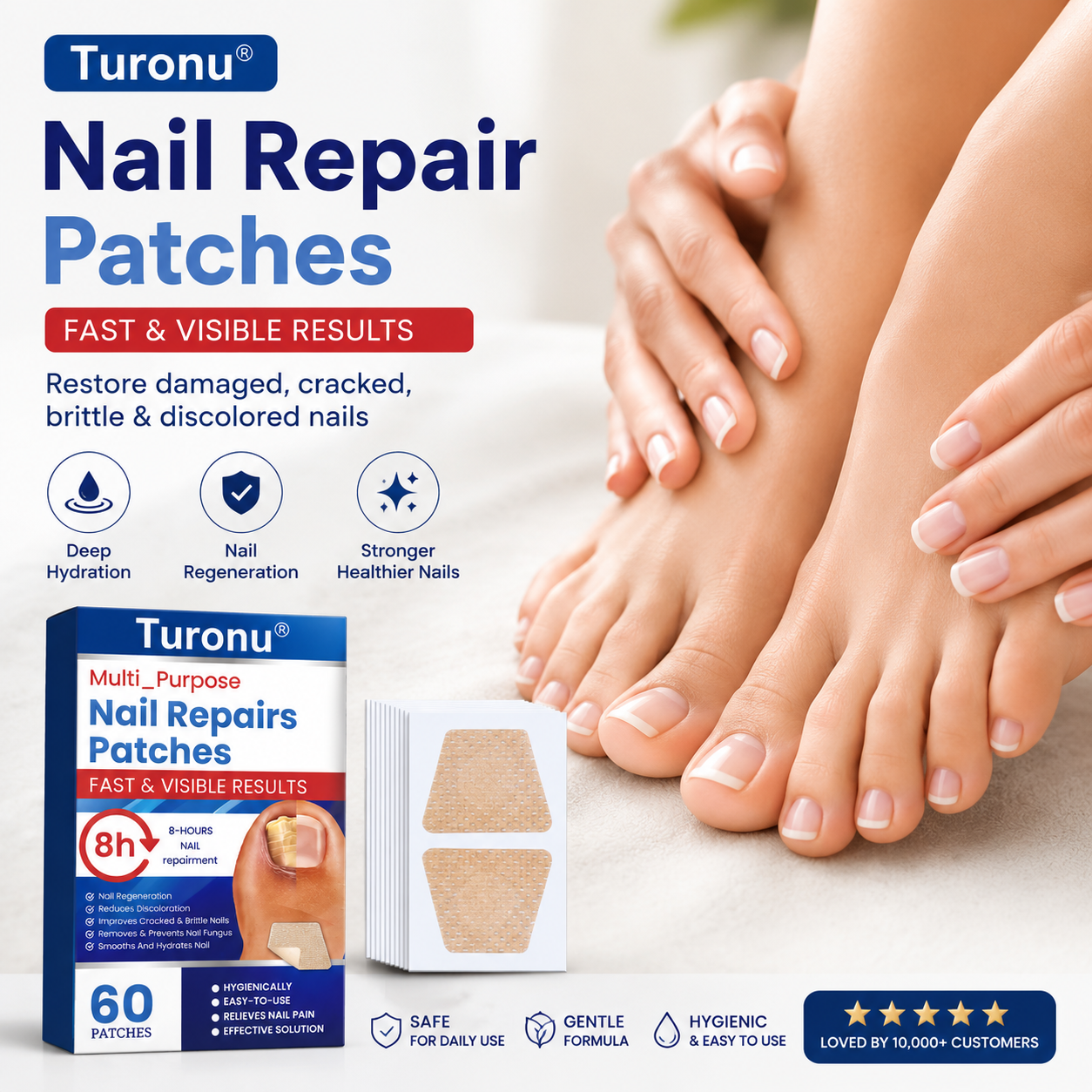 🔥🔥Turonu® Fungus Nail Repair Patches 60pcs