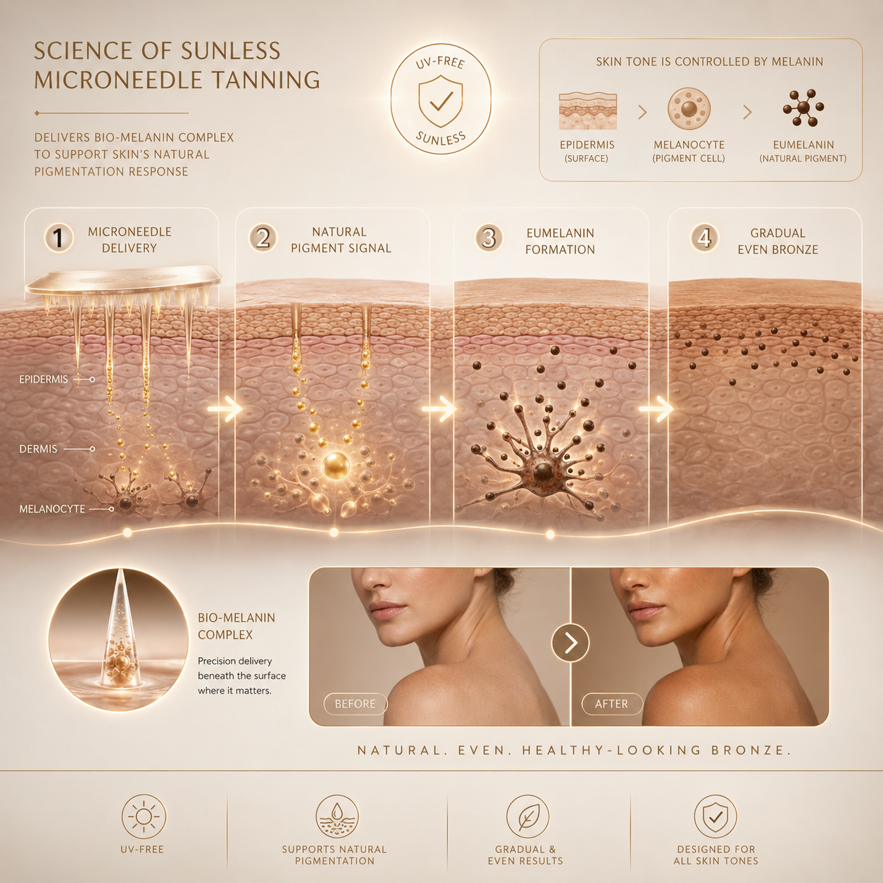 70𝐞 |⭐☀️Turonu® Sunless Transdermal Tanning Patch⭐ — Awaken Your Natural Bronze
