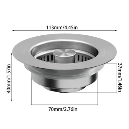 🔥IEY® 3 in 1 Kitchen Sink Drain Strainer Kitchen Gadgets🔥