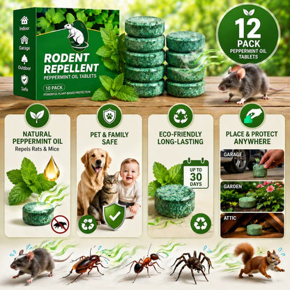 🐭 50% OFF NOW!🔥🔥CREAWEL® Natural Rodent Repellent Balls – Keep Mice & Rats Away Without Traps or Chemicals
