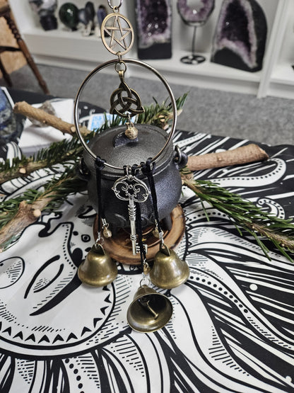 🧙‍♀️🔔𝑺V𝑶ZK® Handmade Witch Bells for Home Protection