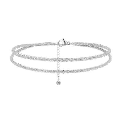 🎁🔥CZTICLE® Dainty Layered Anklet For Women