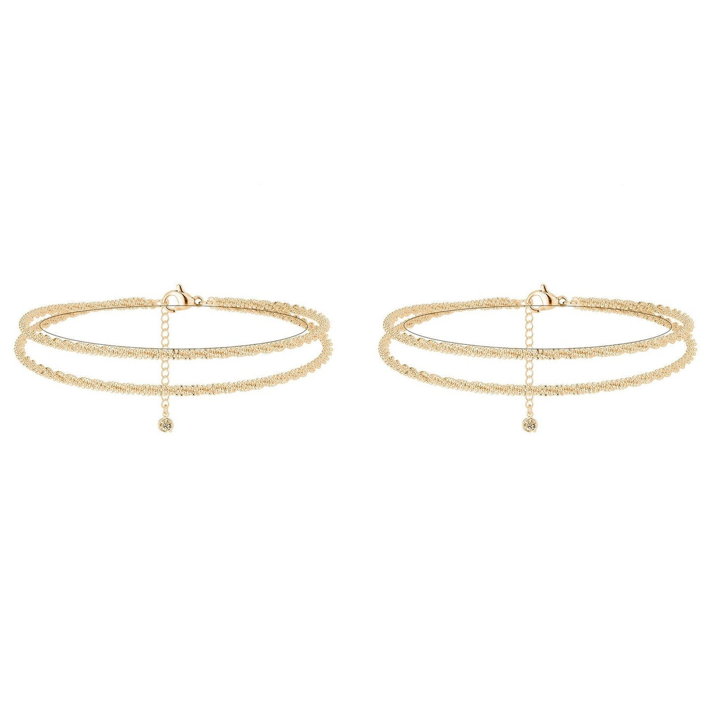 🎁🔥CZTICLE® Dainty Layered Anklet For Women