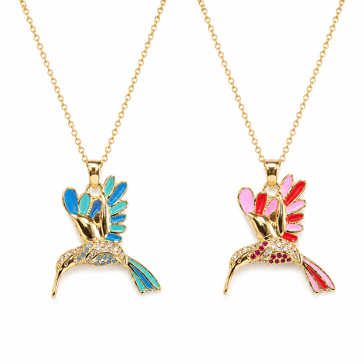🍀 Final Day: 50% OFF!! | CZTICLE® 🦜 2026 All-New Upgrade 💥 Exquisite Diamond-Embellished Sunbird Necklace