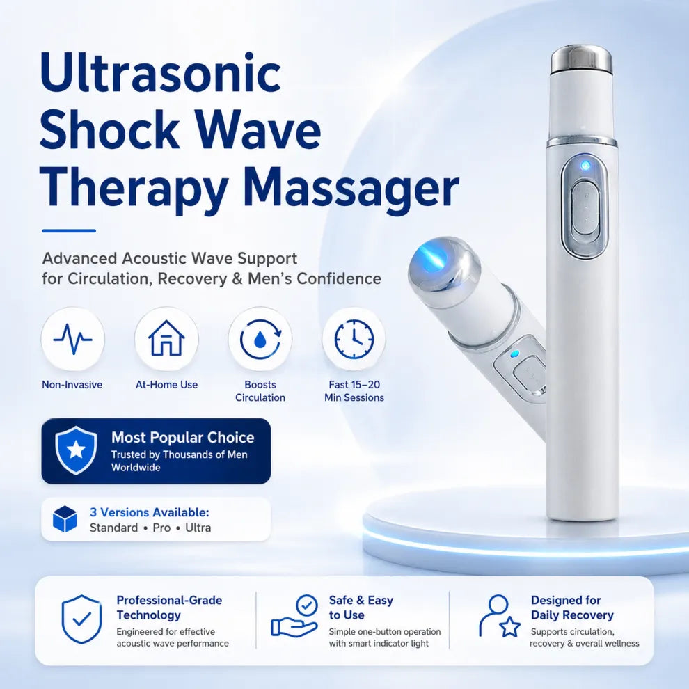 🔥💪Mresio® Advanced Acoustic Shockwave Therapy restores penile tissue health to enhance rise rigidity, stamina, and male performance confidence, relieving muscle pain, joint stiffness, tendon discomfort