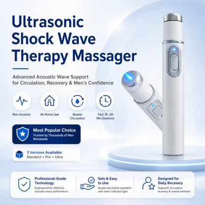 🔥💪Mresio® Advanced Acoustic Shockwave Therapy restores penile tissue health to enhance rise rigidity, stamina, and male performance confidence, relieving muscle pain, joint stiffness, tendon discomfort