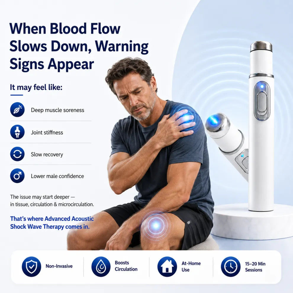 🔥💪Mresio® Advanced Acoustic Shockwave Therapy restores penile tissue health to enhance rise rigidity, stamina, and male performance confidence, relieving muscle pain, joint stiffness, tendon discomfort