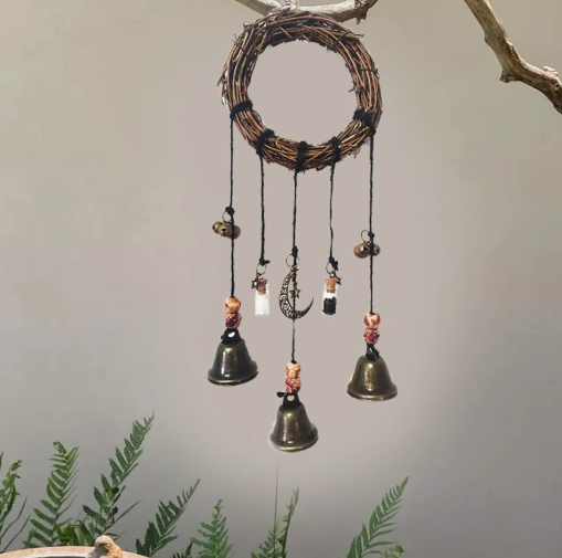 🧙‍♀️🔔𝑺V𝑶ZK® Handmade Witch Bells for Home Protection