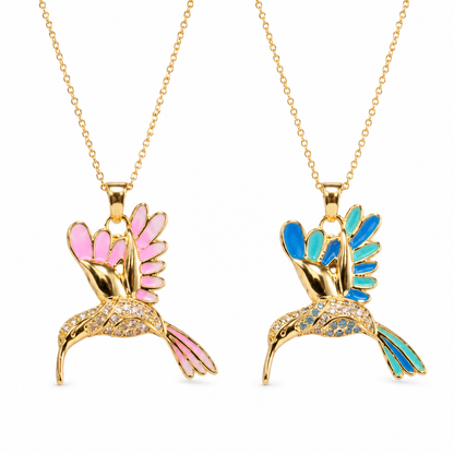 🍀 Final Day: 50% OFF!! | CZTICLE® 🦜 2026 All-New Upgrade 💥 Exquisite Diamond-Embellished Sunbird Necklace