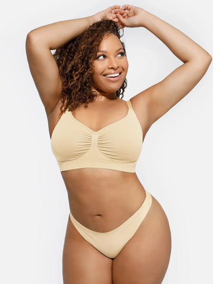 🏆LUCKYSONG® Everyday Wireless Bra Unlined Soft Bra