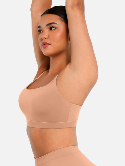 🏆LUCKYSONG®  Wireless Invisible Square Neck Everyday Bra