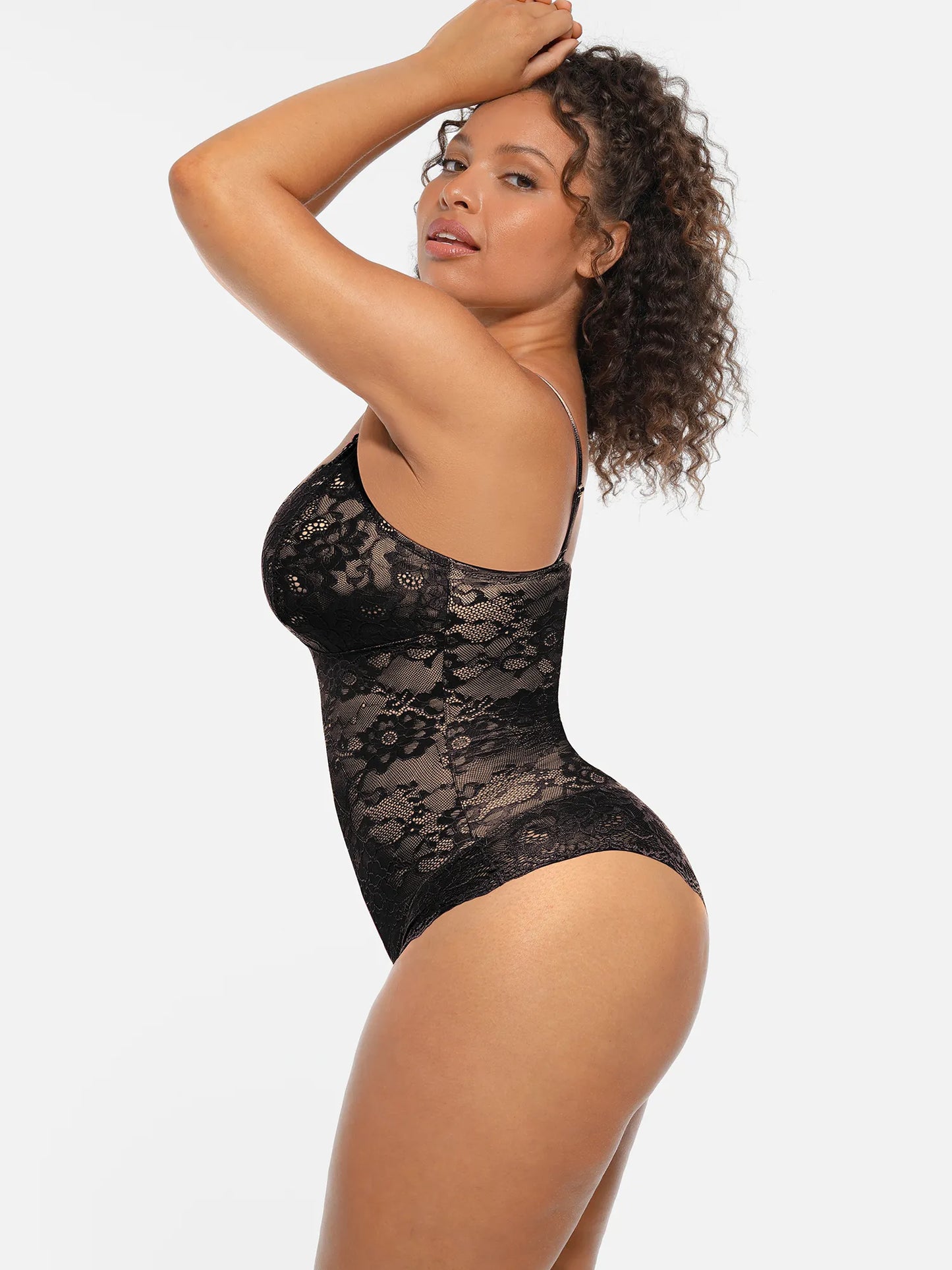 🏆LUCKYSONG® Lace Tummy Control Double-Layer Bodysuit