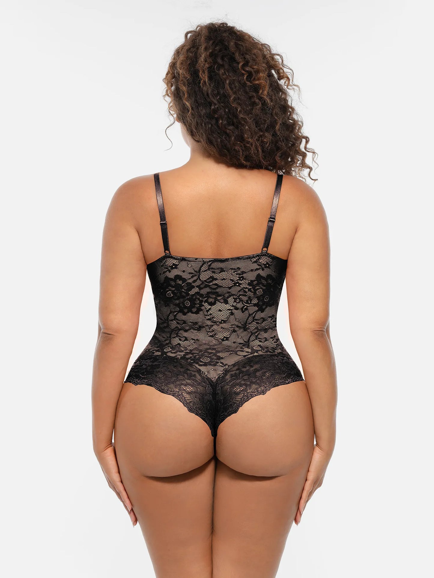 🏆LUCKYSONG® Lace Tummy Control Double-Layer Bodysuit