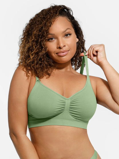 🏆LUCKYSONG® Everyday Wireless Bra Unlined Soft Bra