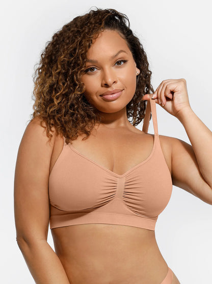🏆LUCKYSONG® Everyday Wireless Bra Unlined Soft Bra