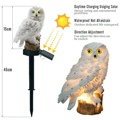 🦉 60% OFF Today – 𝑺V𝑶ZK® Solar Owl Garden Light | Auto On at Night & 100% Waterproof