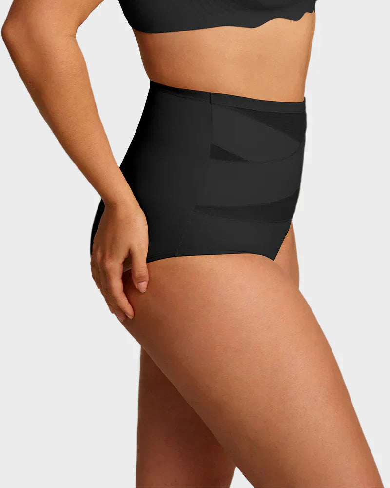 🌸  LUCKYSONG® Last Day-Buy 1 Get 3 Packs✨Plus-Size High-Waist Cross Tummy Control Panties