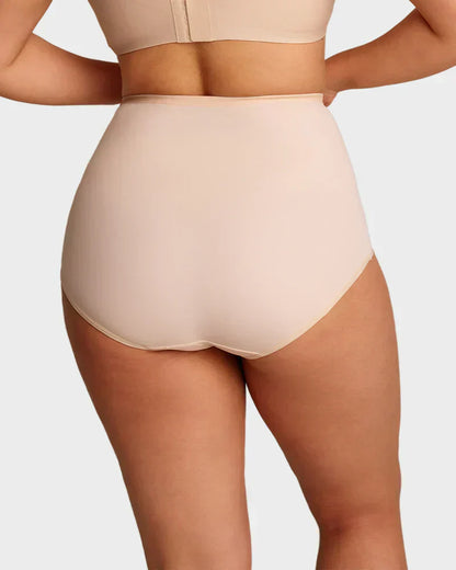 🌸  LUCKYSONG® Last Day-Buy 1 Get 3 Packs✨Plus-Size High-Waist Cross Tummy Control Panties