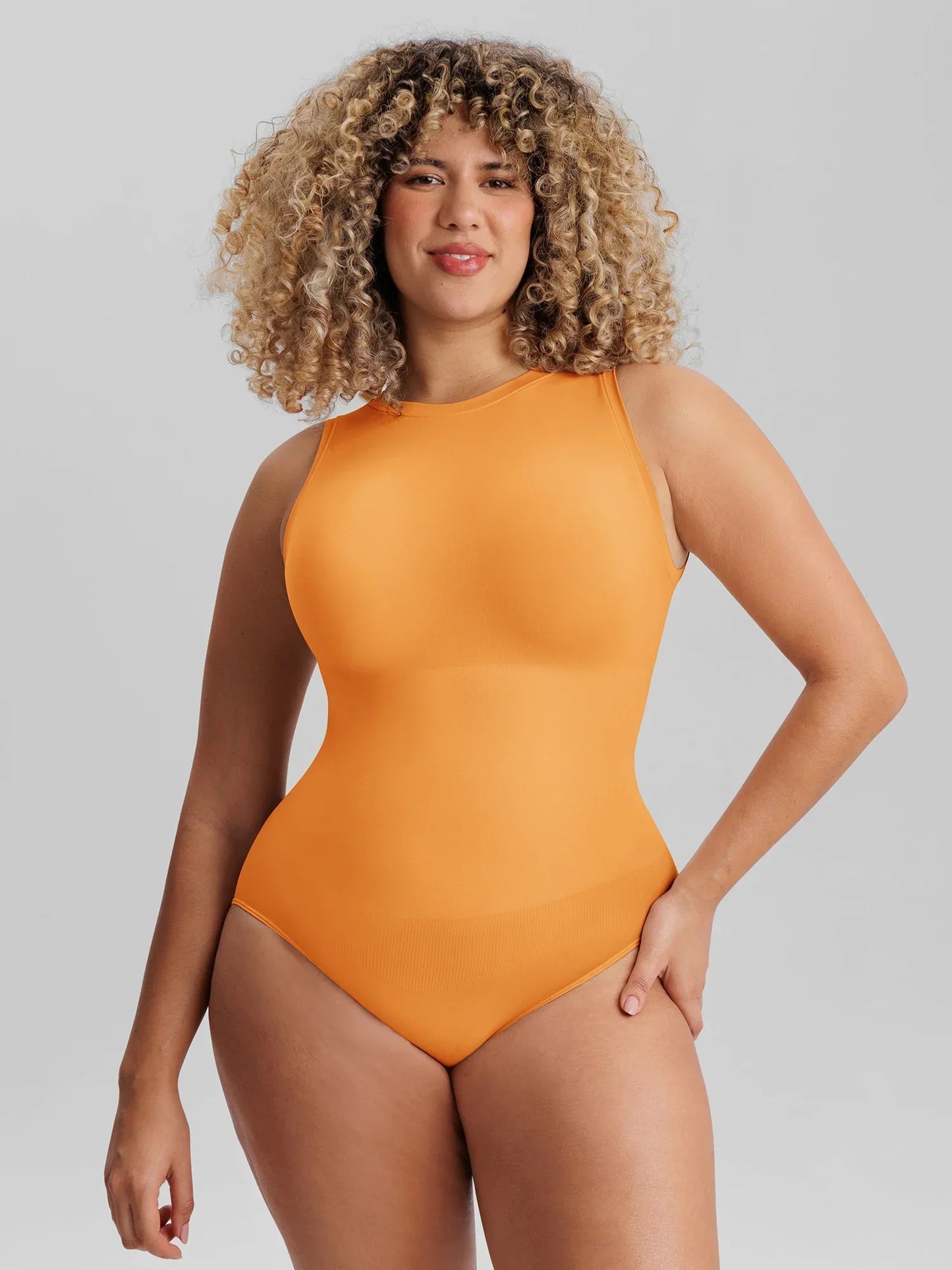 🏆LUCKYSONG®  Scoop Neck Buttery Seamless Everyday Bodysuit