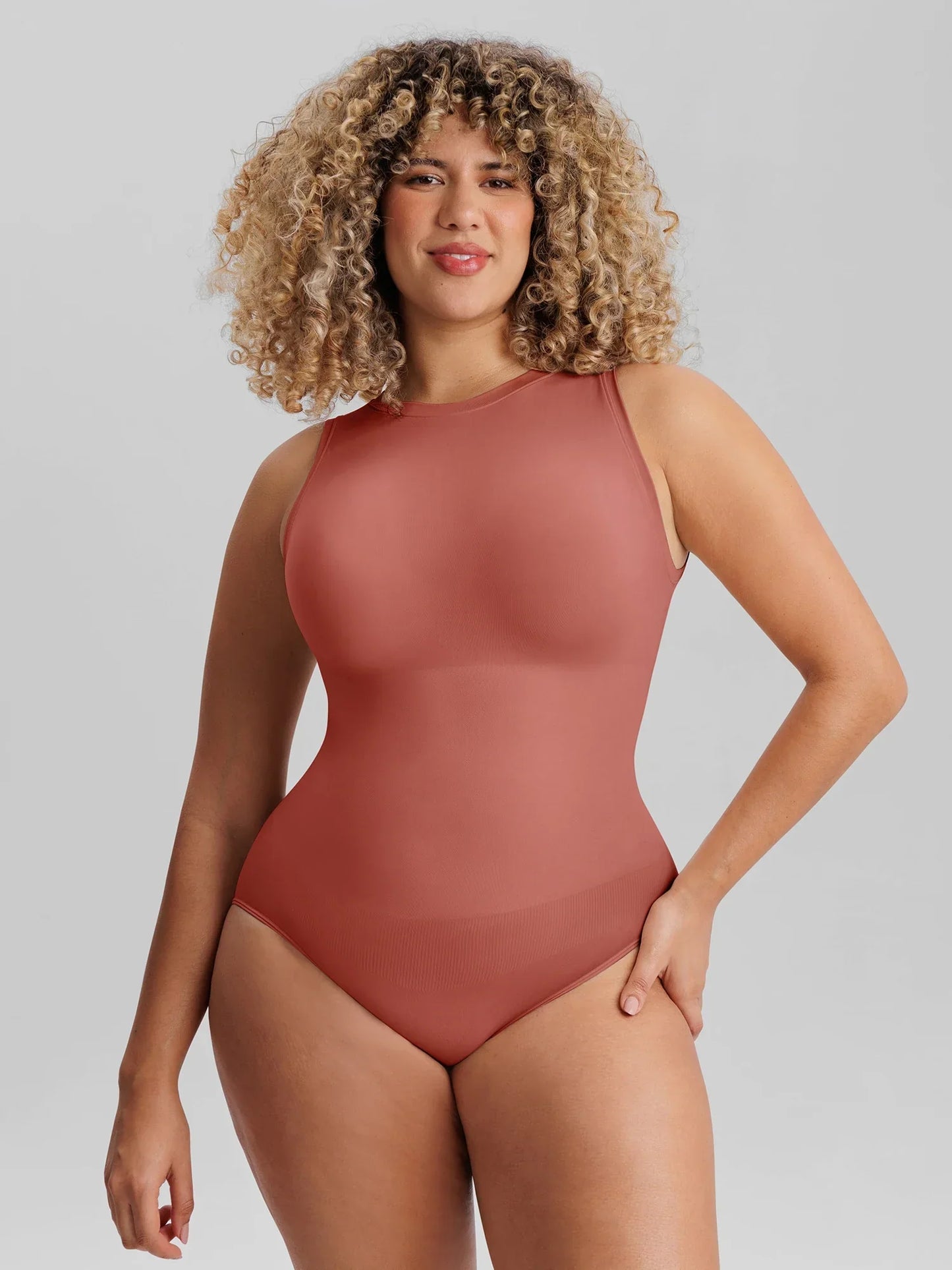 🏆LUCKYSONG®  Scoop Neck Buttery Seamless Everyday Bodysuit