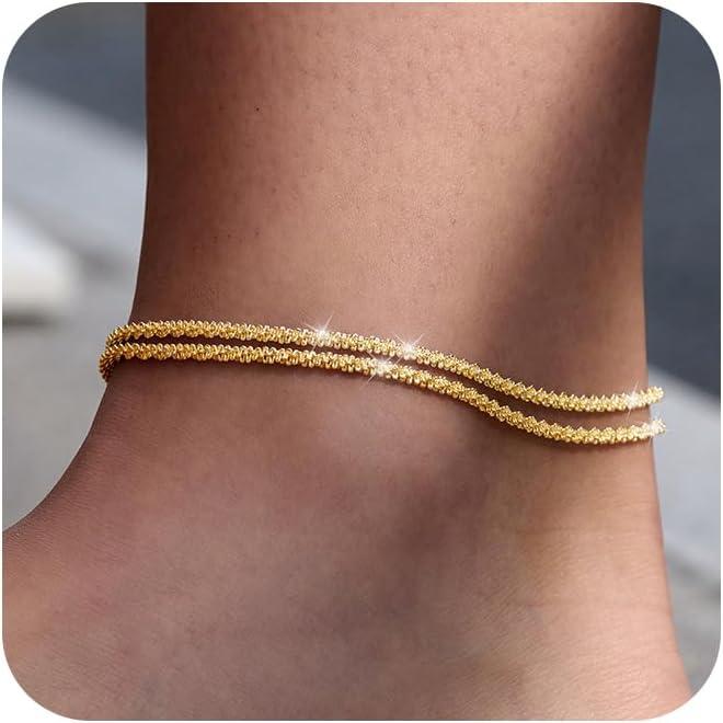 🎁🔥CZTICLE® Dainty Layered Anklet For Women