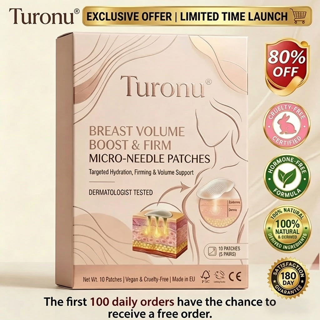 🔥Turonu®-50% Targeted Breast Enhancement Advanced Nano Microneedle Patch