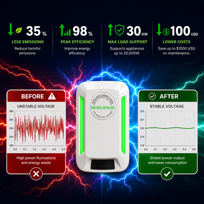 🔥 LAST DAY – 50% OFF!丨REBYIPO® Smart Energy Saver For Home Appliances-Smart Energy Optimization Device⚡