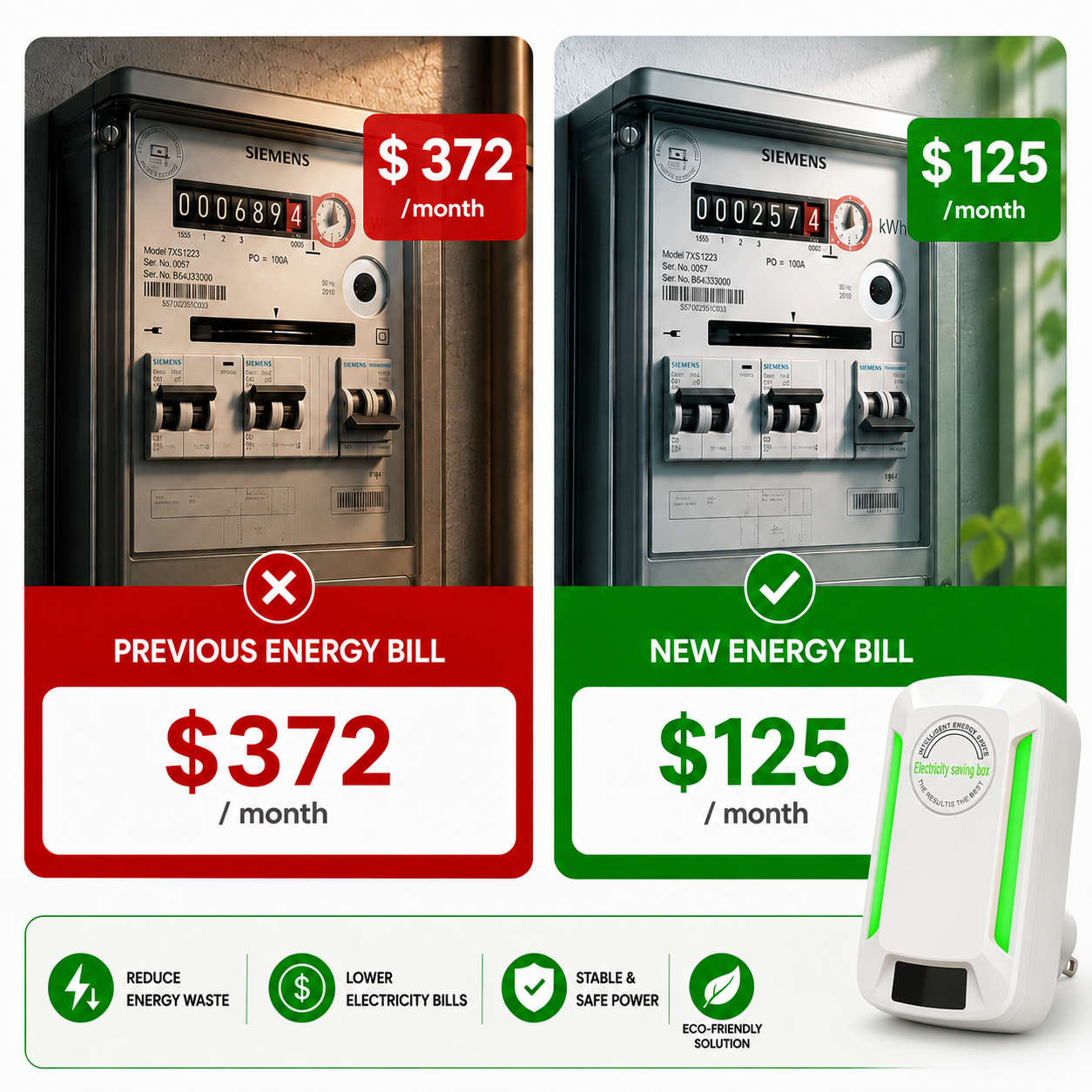 🔥 LAST DAY – 50% OFF!丨REBYIPO® Smart Energy Saver For Home Appliances-Smart Energy Optimization Device⚡