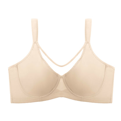 🏆LUCKYSONG® Last Day Special Price💐Women's Elegant Sheer Full Coverage Plus Size Bra - Black