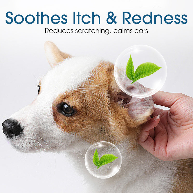 🔥Buy two get one free for a limited time!🔥 🐱Hudros®  Ear cleaner to relieve ear itching in dogs and cats🐶