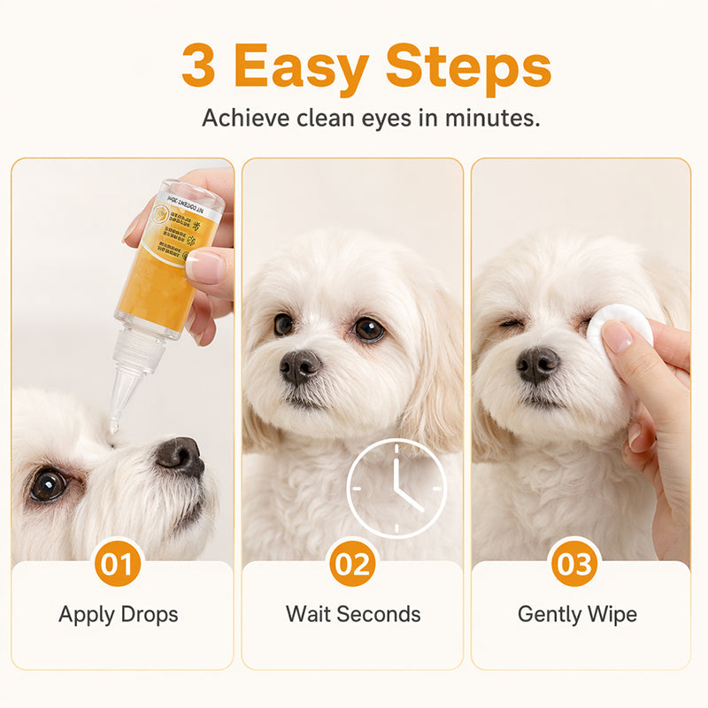 🐶🔥🔥First 50 customers enjoy 50% off! ✨Hudros® Gentle pet eye care – cleanses the skin around the eyes and provides daily grooming 👀