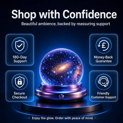 Billhol® Smart Dynamic 5D Galaxy & Ocean Atmosphere Projector Night Light™